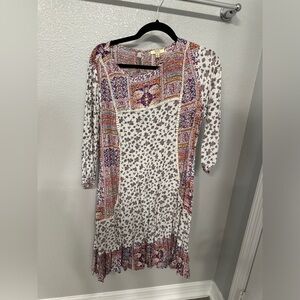 Kori Multicolor Knee Length Dress - Size M